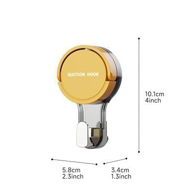 Suction Wall Hooks for Towel (Pack of 2)