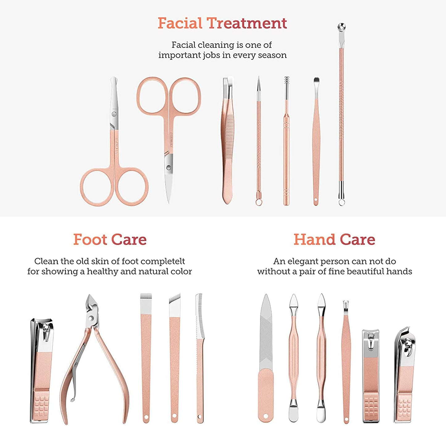 Manicure/Pedicure Nail Tool Set