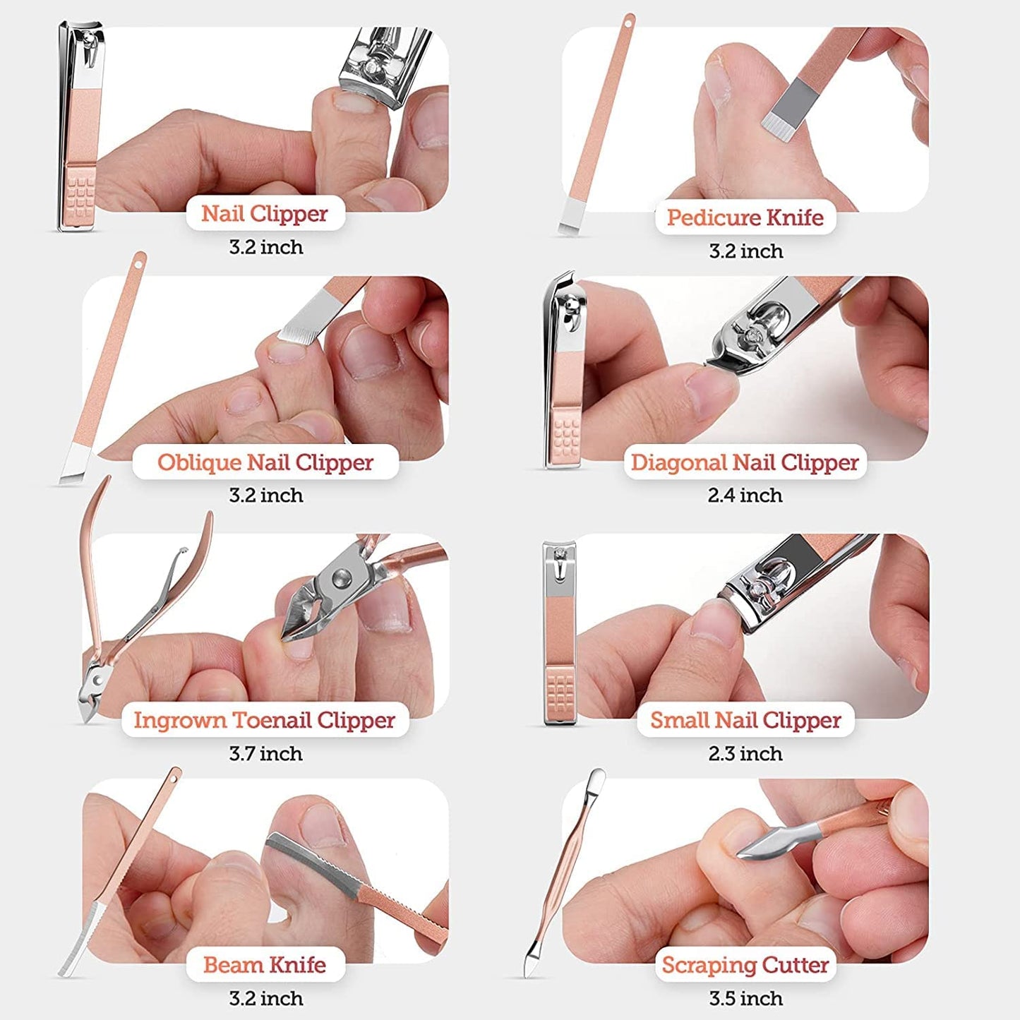 Manicure/Pedicure Nail Tool Set