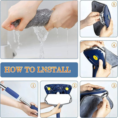 Squeezing Triangle Cleaning Mop