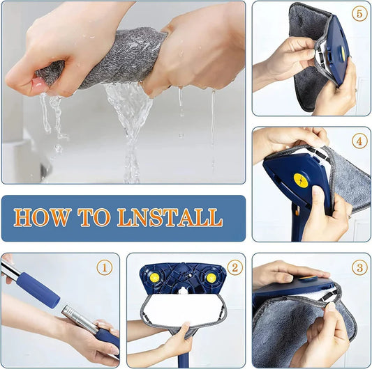 Squeezing Triangle Cleaning Mop