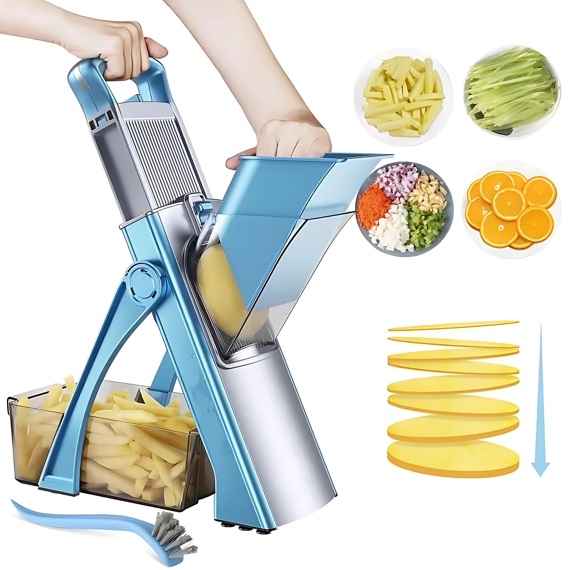 Multifunctional Vegetable Chopper Slicer for Kitchen - STAR BASKET